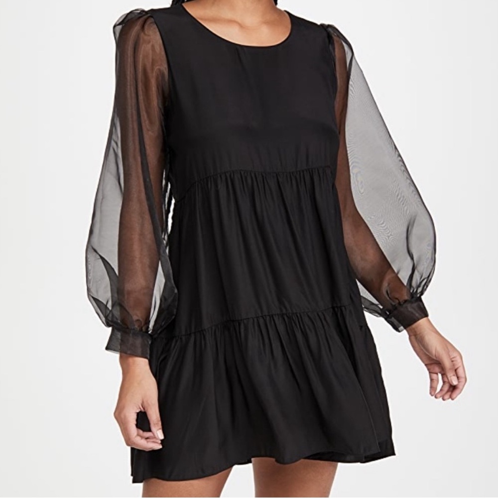 NWOT Amanda Uprichard Elaina Silk Organza Dress size small
